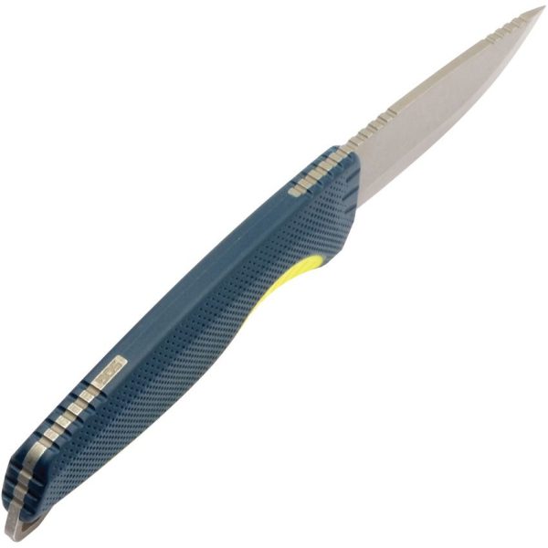 SOG Aegis FX Fixed Blade - Acid Yellow and Indigo