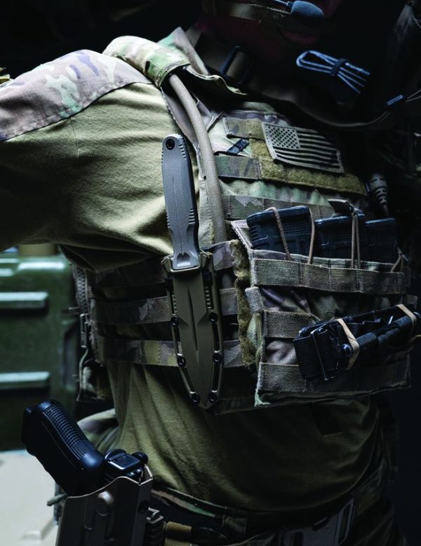 SOG Pentagon FX FDE Fixed Blade S35VN Tactical Knife