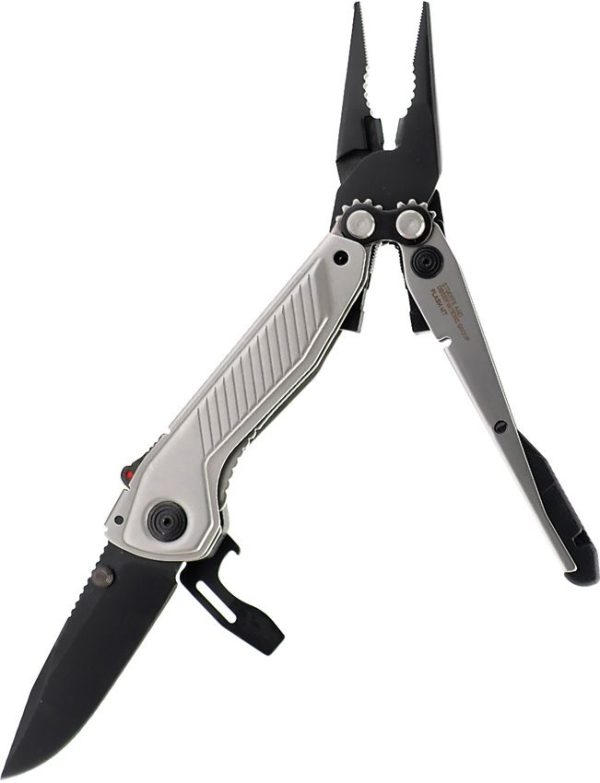 SOG Flash MT Multi Tool Silver Aluminum Folding Knife Pliers
