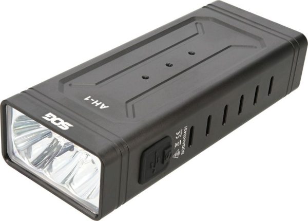 SOG AH1 Flashlight 5000L Tactical LED Black Rechargeable