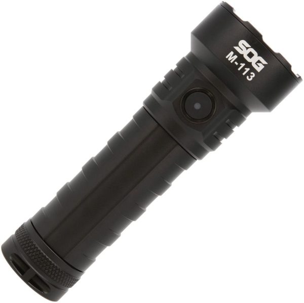 SOG M113 Flashlight 4000L Rechargeable Tactical Black EDC