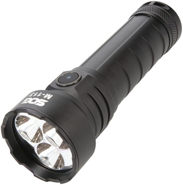 SOG M113 Flashlight 4000L Rechargeable Tactical Black EDC