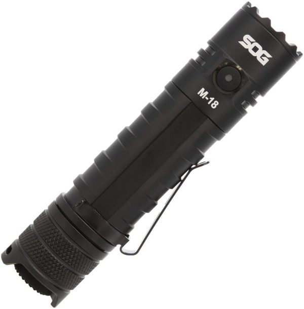 SOG M-18 Flashlight 1900 Lumens Rechargeable Tactical Black