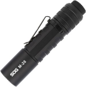 SOG M26 Flashlight 1300L Tactical LED Black Rechargeable