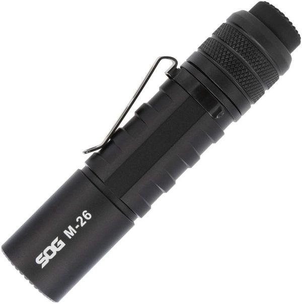 SOG M26 Flashlight 1300L Tactical LED Black Rechargeable