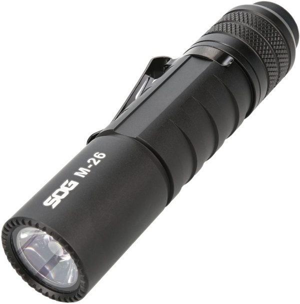 SOG M26 Flashlight 1300L Tactical LED Black Rechargeable
