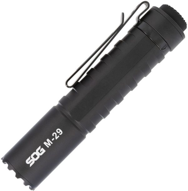 SOG M29 Flashlight 2000L Tactical LED Black Rechargeable