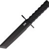 SOG Bar15T Combat Knife Tanto Fixed Blade AUS-8 Black G10
