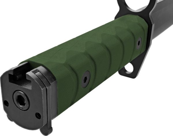SOG BAR15T Combat Fixed Blade Knife AUS-8 OD Green Tactical