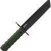 SOG BAR15C Combat Fixed Blade Knife Black AUS-8 Tactical