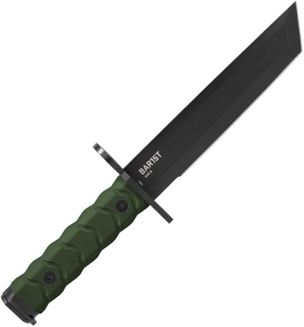 SOG BAR15C Combat Fixed Blade Knife Black AUS-8 Tactical