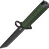 SOG BAR15C Combat Fixed Blade Knife Black AUS-8 Tactical
