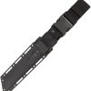 SOG BAR15C Combat Fixed Blade Knife Black AUS-8 Tactical