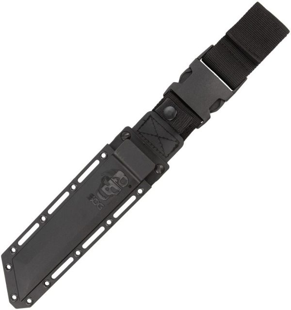 SOG BAR15C Combat Fixed Blade Knife Black AUS-8 Tactical