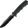 SOG SEAL Pup Elite Fixed Blade Tactical Knife AUS-8 Black