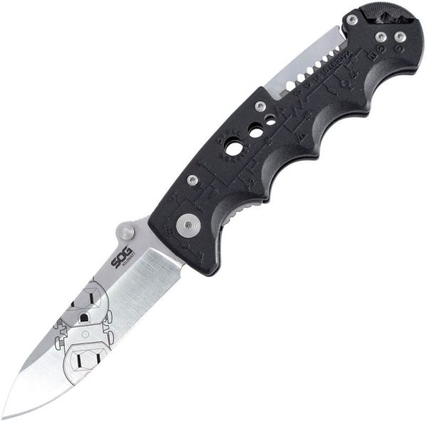 SOG Kilowatt Multi-Tool Folding Knife AUS-8 Wire Stripper