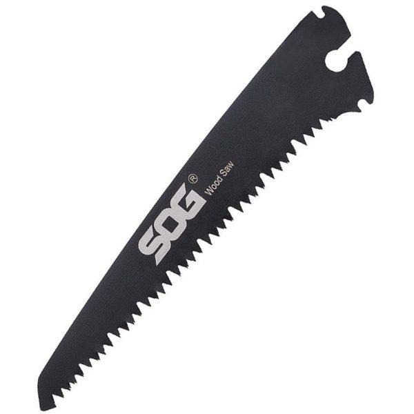 SOG Folding Saw Black TPR Handle Stainless