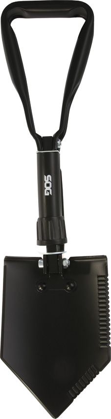SOG XL Entrenching Shovel Black Steel Collapsible Multi Tool