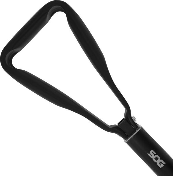 SOG XL Entrenching Shovel Black Steel Collapsible Multi Tool