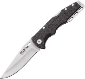 SOG Salute Mini 3.1" 8Cr13MoV Folding Knife G10 Black