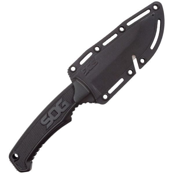 SOG Field Knife 4" 7Cr17MoV Fixed Blade Tactical Black