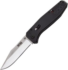 SOG Flare SAT Assisted Opening Folding Knife - Satin