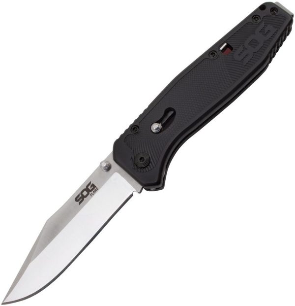SOG Flare SAT Assisted Opening Folding Knife - Satin