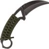 SOG Gambit XL Fixed Blade Karambit 4" AUS-10A Black Kydex