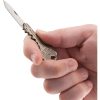 SOG Key Knife Lockback - Brass Tone Stainless