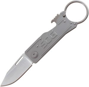 SOG Keytron Satin Multi-Tool Keychain - Stainless
