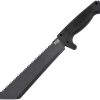 SOG SOGfari Machete Tanto 10" Fixed Blade Sawback Black
