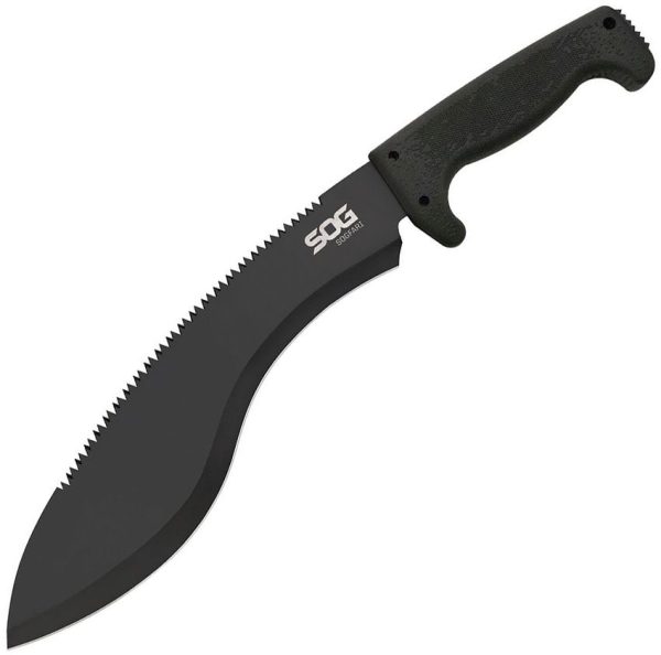 SOG SOGfari Kukri Machete 18" Fixed Blade Black 3Cr13