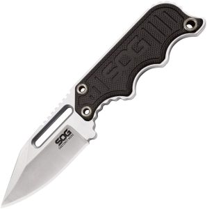 SOG Instinct Mini G10 Folding Knife 2" Blade Black Handle