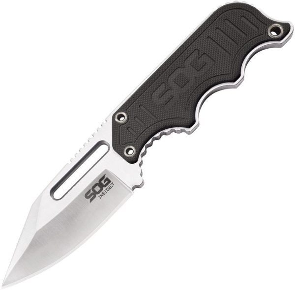 SOG Instinct Satin Black G-10 Folding Knife 2.25" Blade
