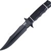 SOG Tech Bowie Fixed Blade Knife AUS-8 Black Tactical