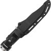 SOG Tech Bowie Stonewash Fixed Blade AUS-8 Tactical Knife