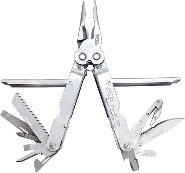 SOG Powerlock Multi Tool with V-Cutter Stainless Steel Nylon