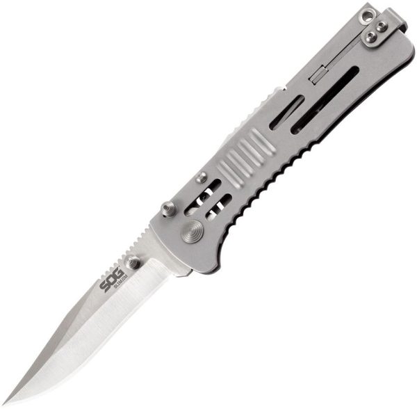 SOG Slimjim Lockback Assisted Opening Folding Knife AUS-8