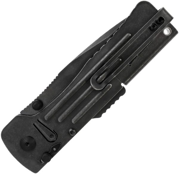 SOG Slim Jim 2.0 Lockback Folding Knife AUS-8 Black Stonewash