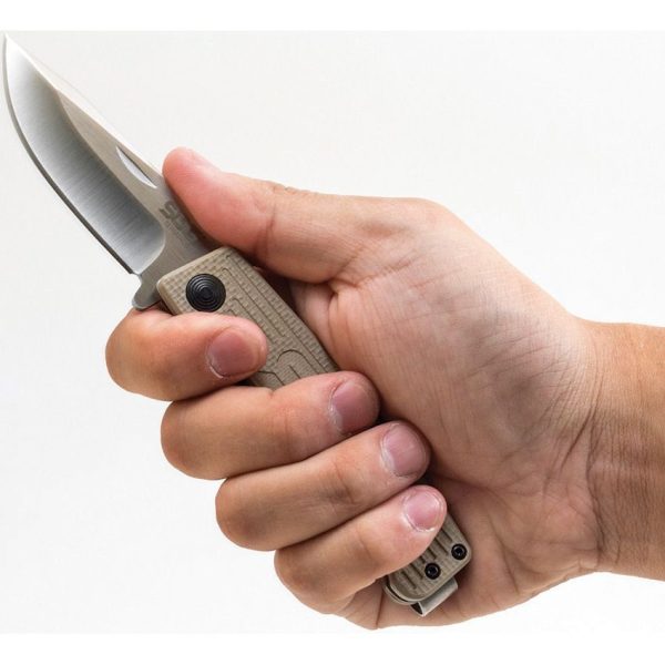 SOG Terminus Slipjoint - Tan G10