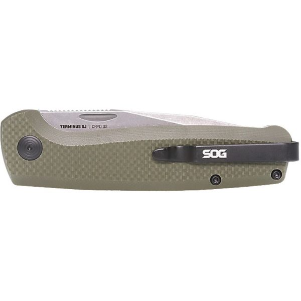 SOG Terminus SJ Green - D2 Slip Joint Knife
