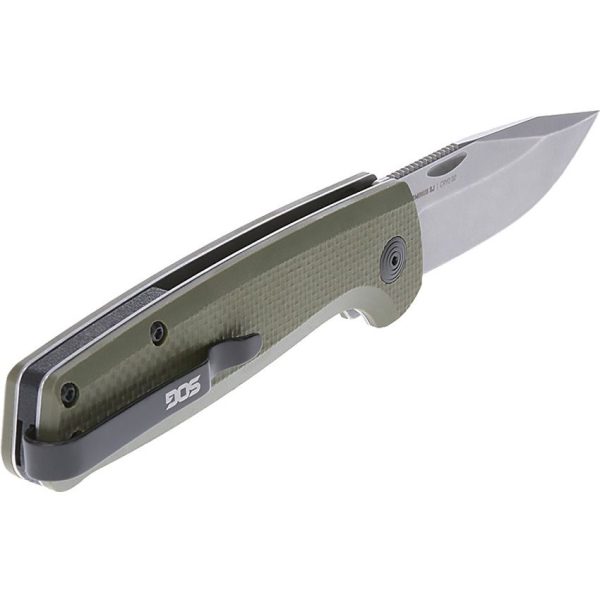 SOG Terminus SJ Green - D2 Slip Joint Knife