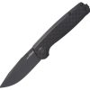 SOG Terminus SJ Blackout Folding Knife D2 Steel Black G10
