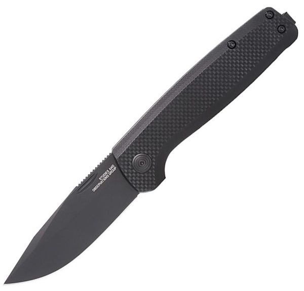 SOG Terminus SJ Blackout Folding Knife D2 Steel Black G10