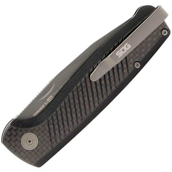 SOG Terminus SJ LTE Folding Knife D2 Steel G10 Graphite