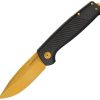 SOG Terminus SJ LTE Gold Folding Knife D2 Steel G10 Handle