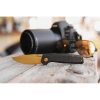 SOG Terminus SJ LTE Gold Folding Knife D2 Steel G10 Handle