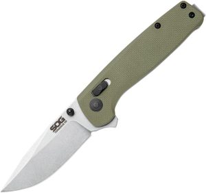 SOG Terminus XR OD Green G10 Folding Knife D2 Steel 3in Blade