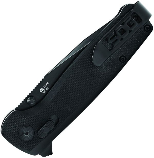 SOG Terminus XR G10 Folding Knife 3" D2 Black