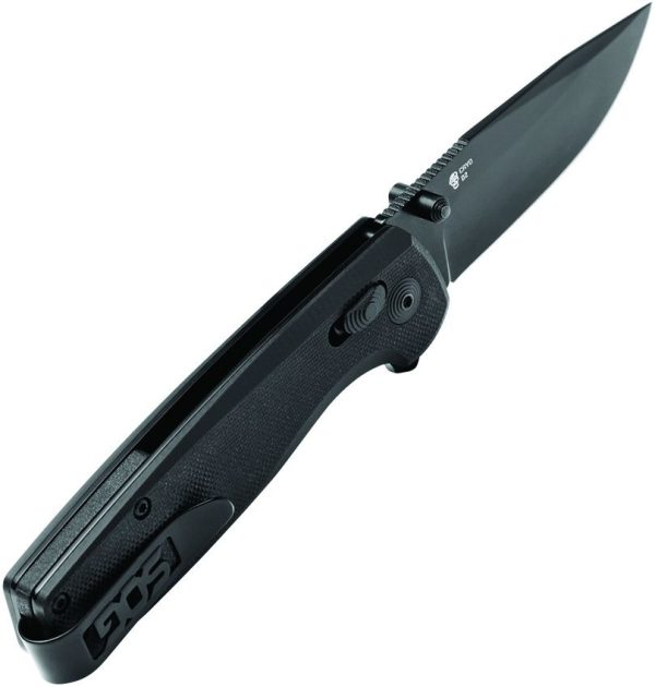 SOG Terminus XR G10 Folding Knife 3" D2 Black